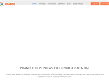 Tablet Screenshot of phando.com